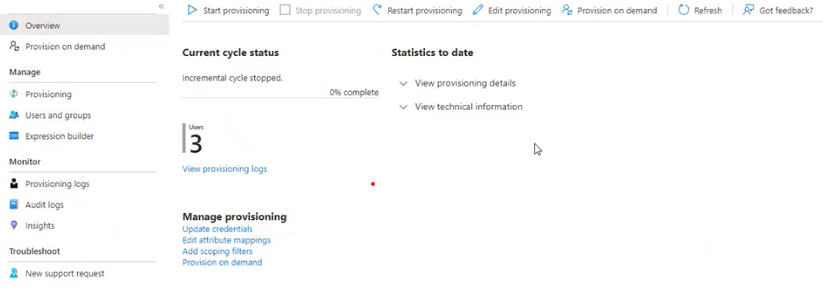 Azure Provisioning Configuration