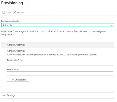 Azure Provisioning Configuration Example